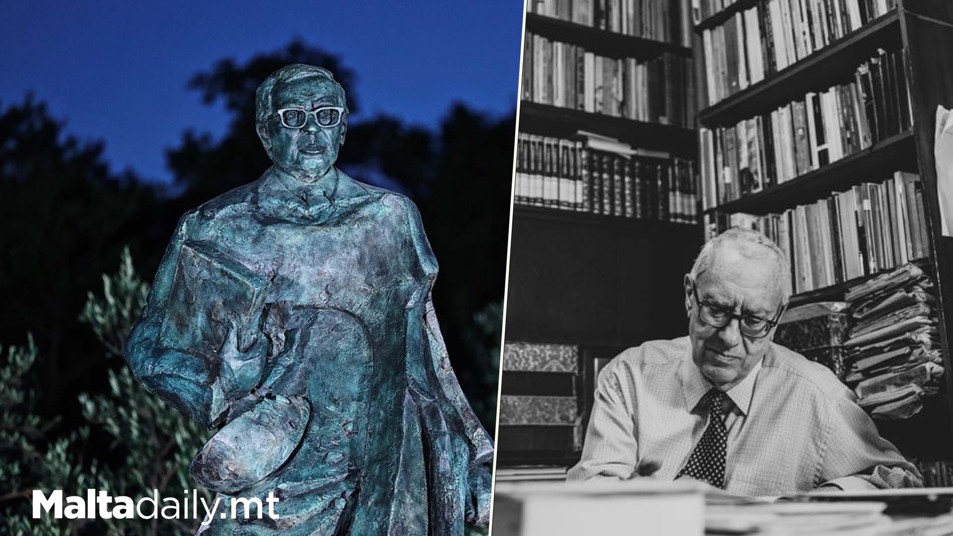 Monument Honouring Oliver Friggieri Inaugurated In Floriana