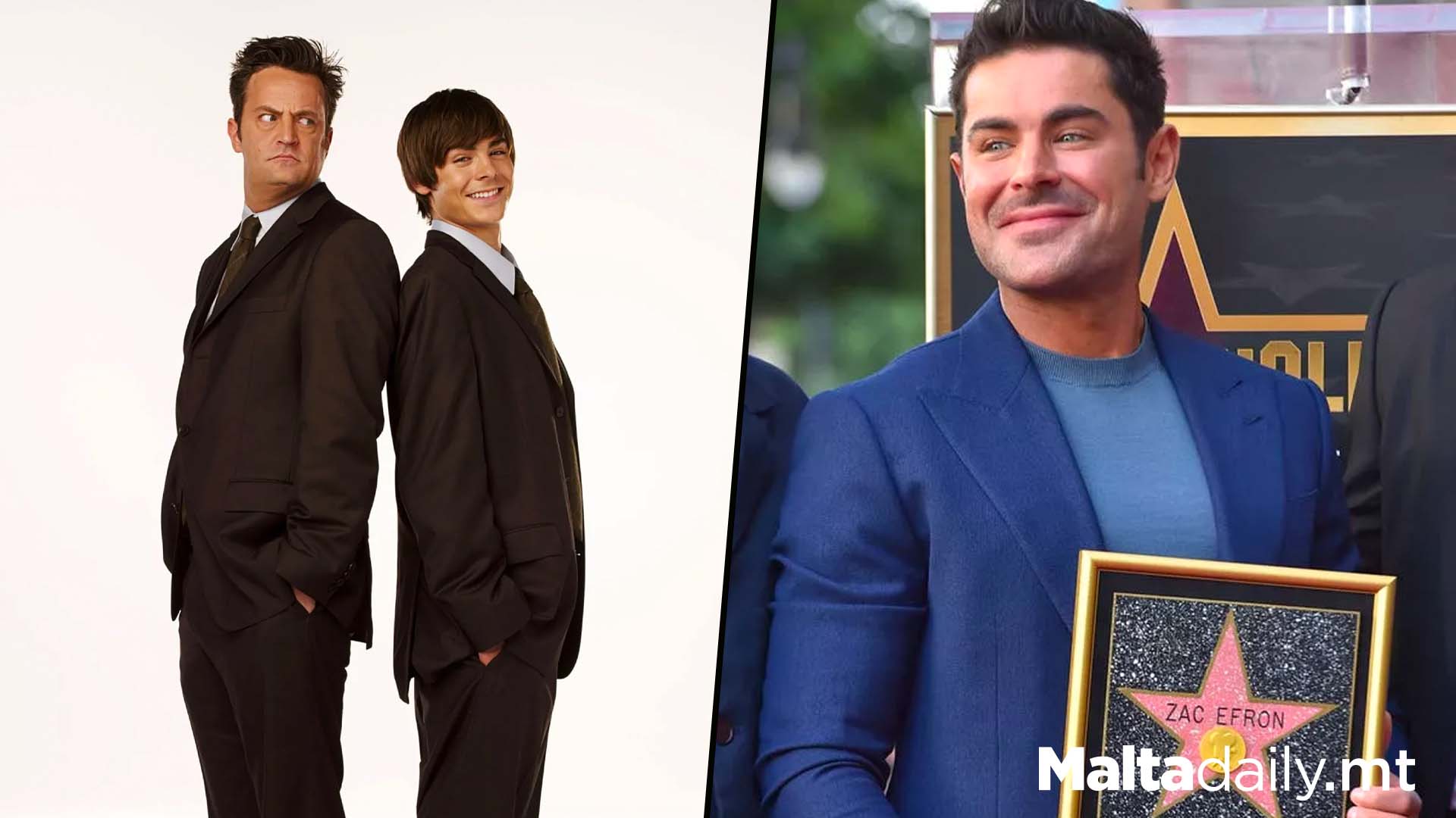Zac Efron Pays Tribute To Matthew Perry
