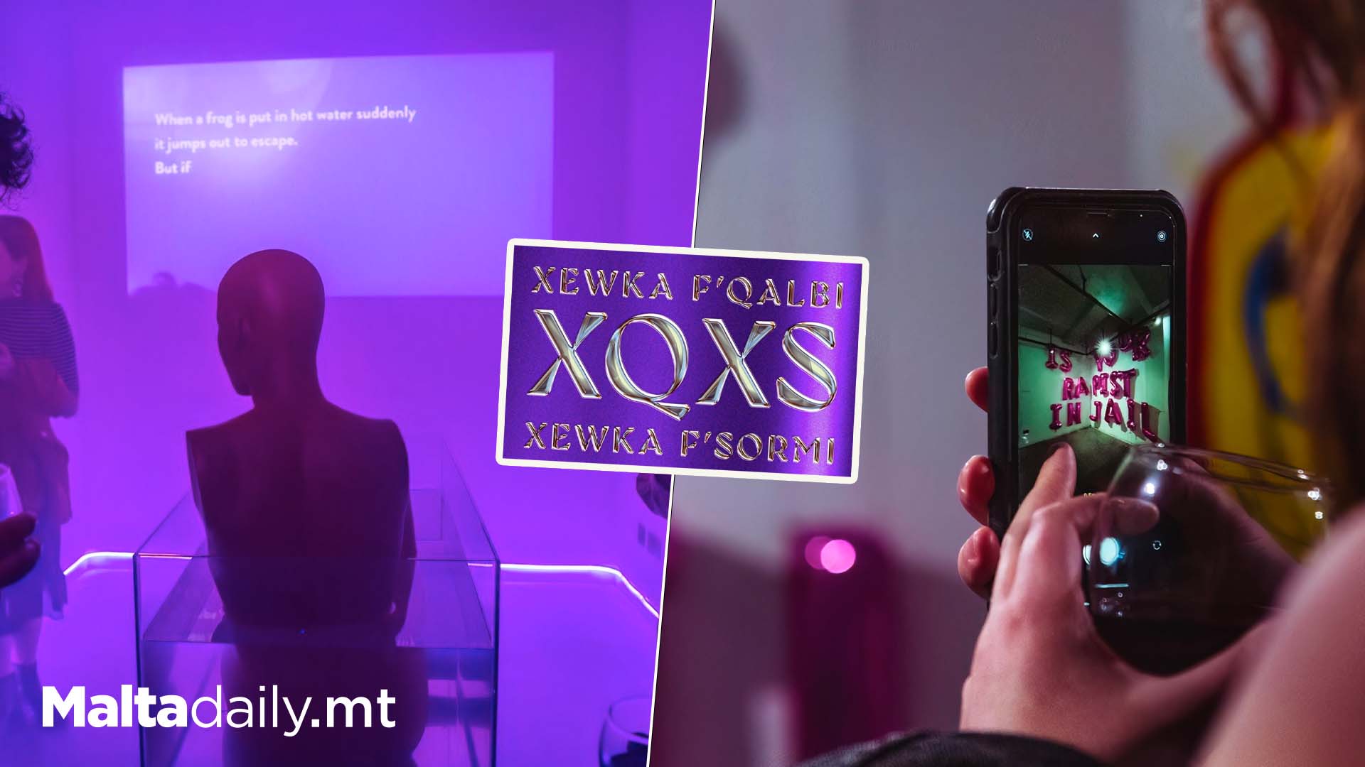 “Decade Defying Rape Culture: Xewka F’Qalbi Xewka F’Sormi Exhibition”