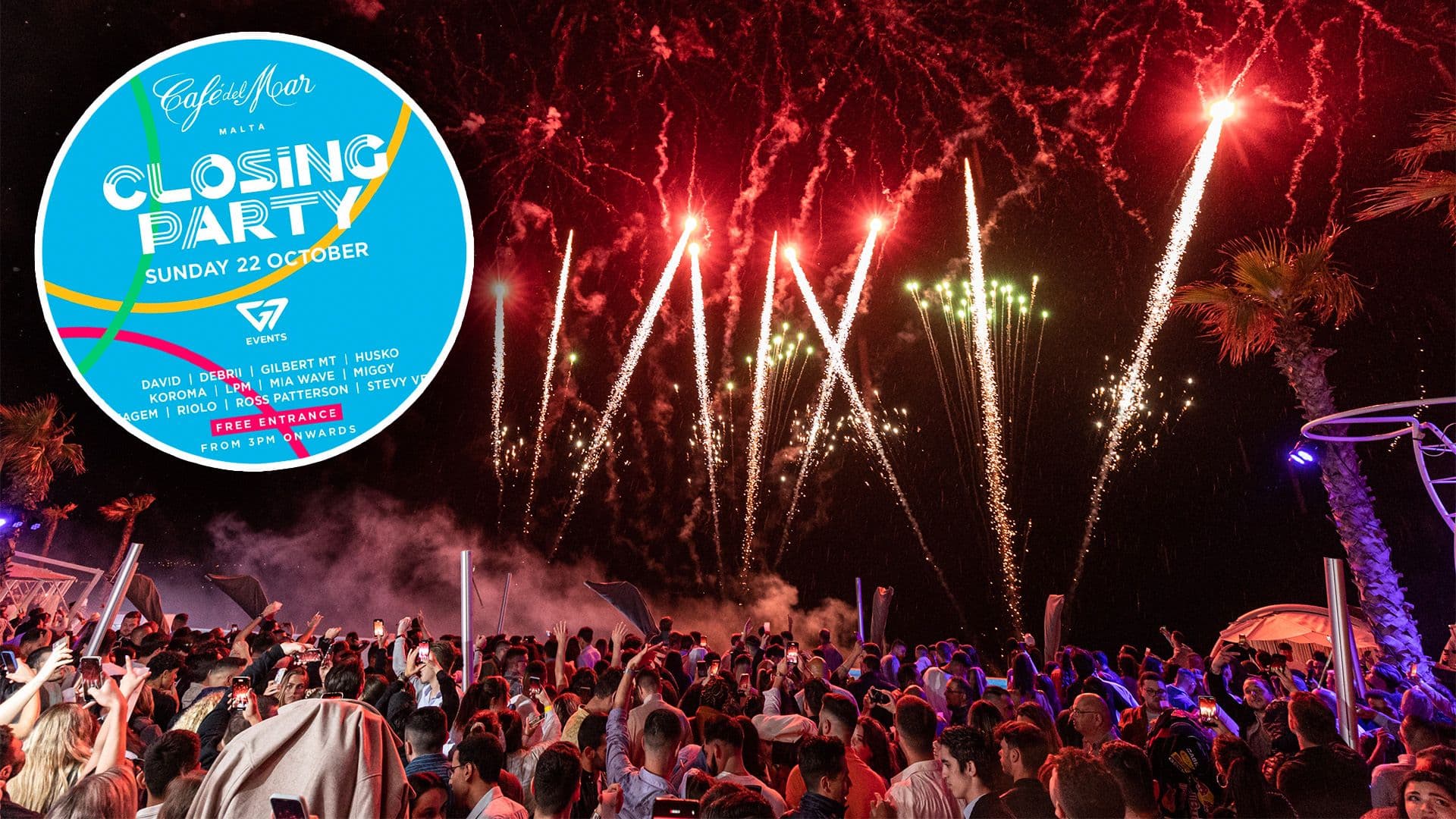 Don’t Miss This Sunday’s Epic Café del Mar Malta Closing Party with G7 Events!