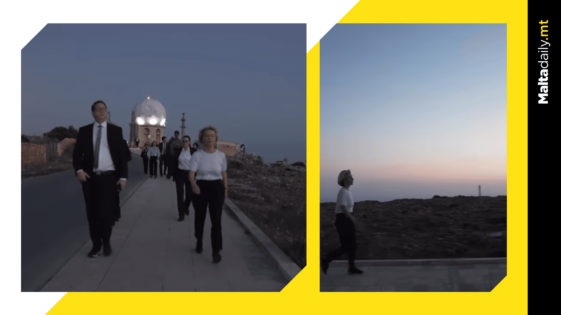 Ursula Von Der Leyen Takes Morning Stroll In Dingli