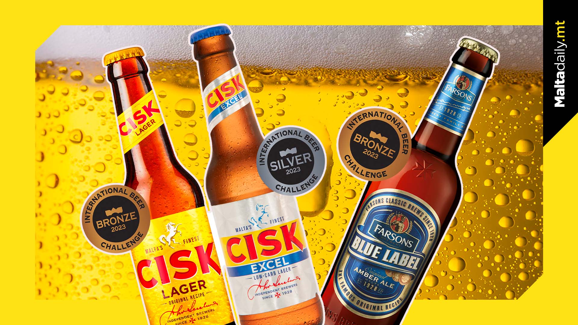 Silver & Bronze For 3 Farsons Beers In International Challenge