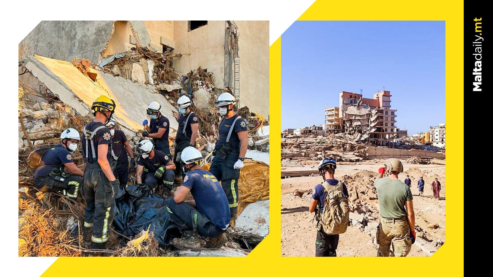 Malta’s Civil Protection & AFM Recover 80 Bodies from Storm Daniel Aftermath in Libya