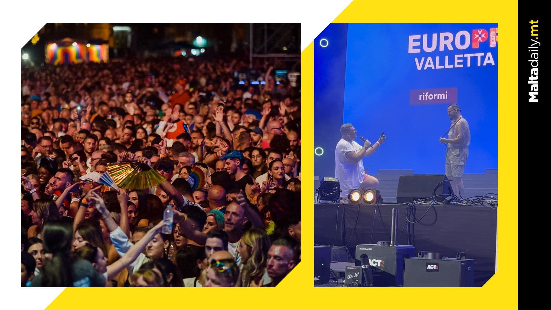 He Said Yes! On-Stage Proposal Takes Place at EuroPride 2023 Concert