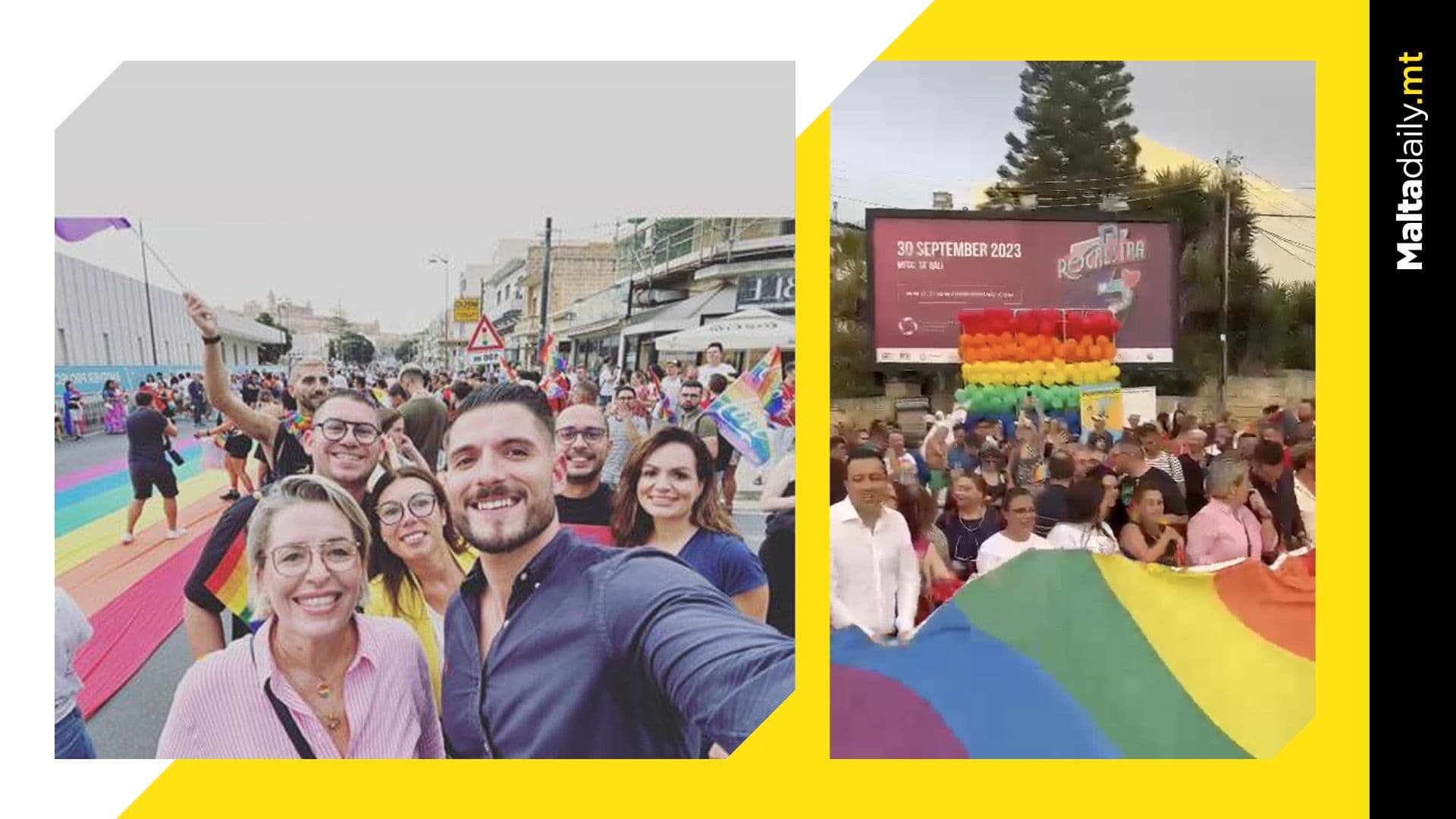 PN & PL Put Aside Difference to March for Pride in Gozo