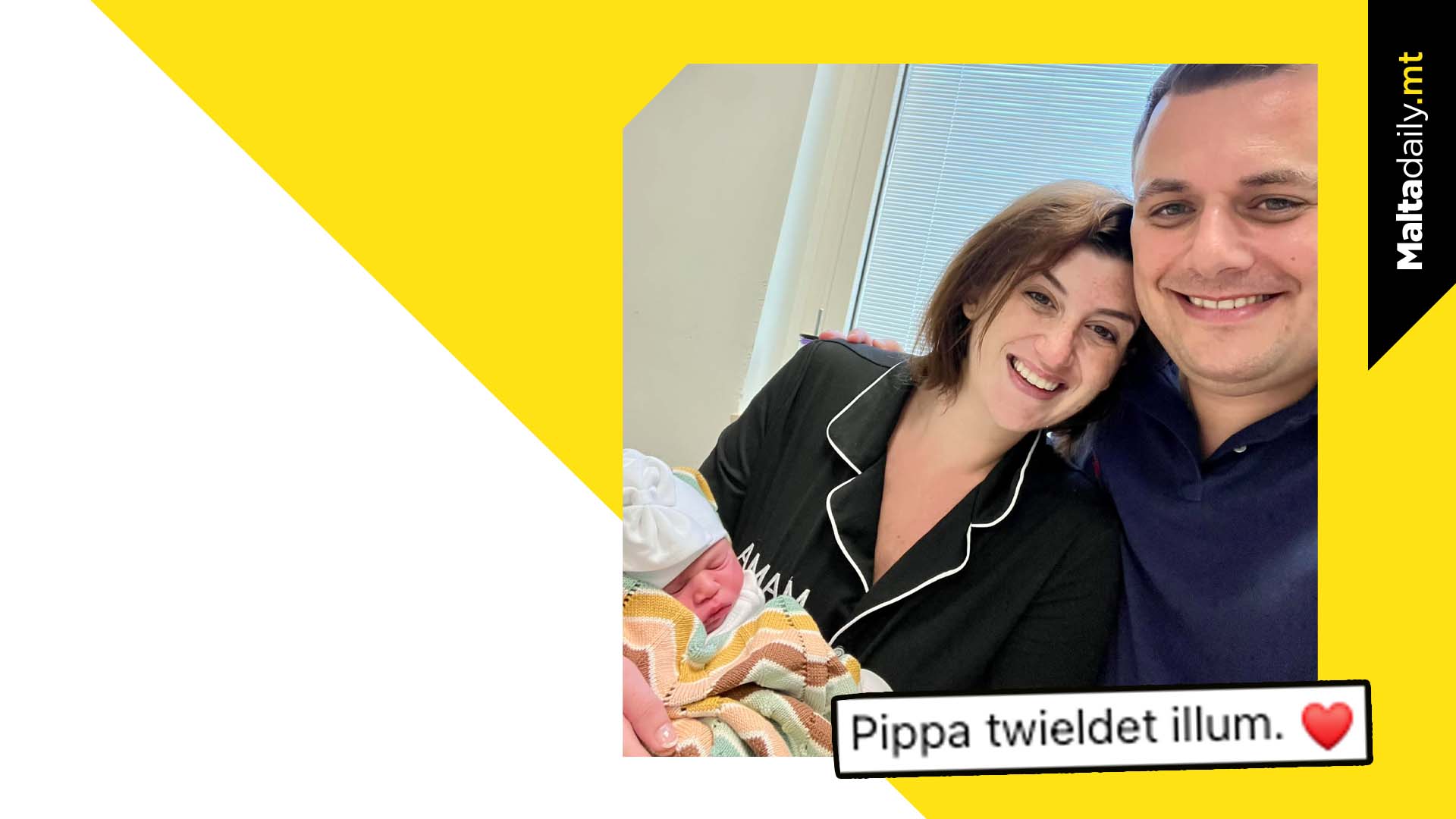 Minister Byron Camilleri And Wife Welcome Baby Pippa