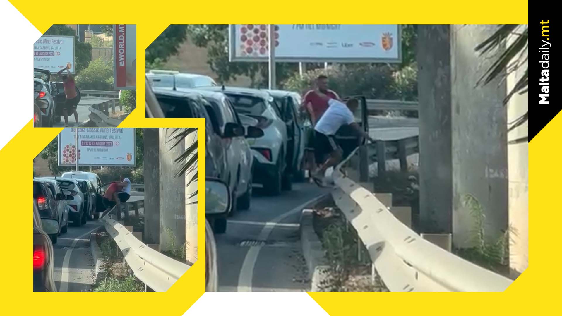 Road Rage Fight As Temperatures Soar