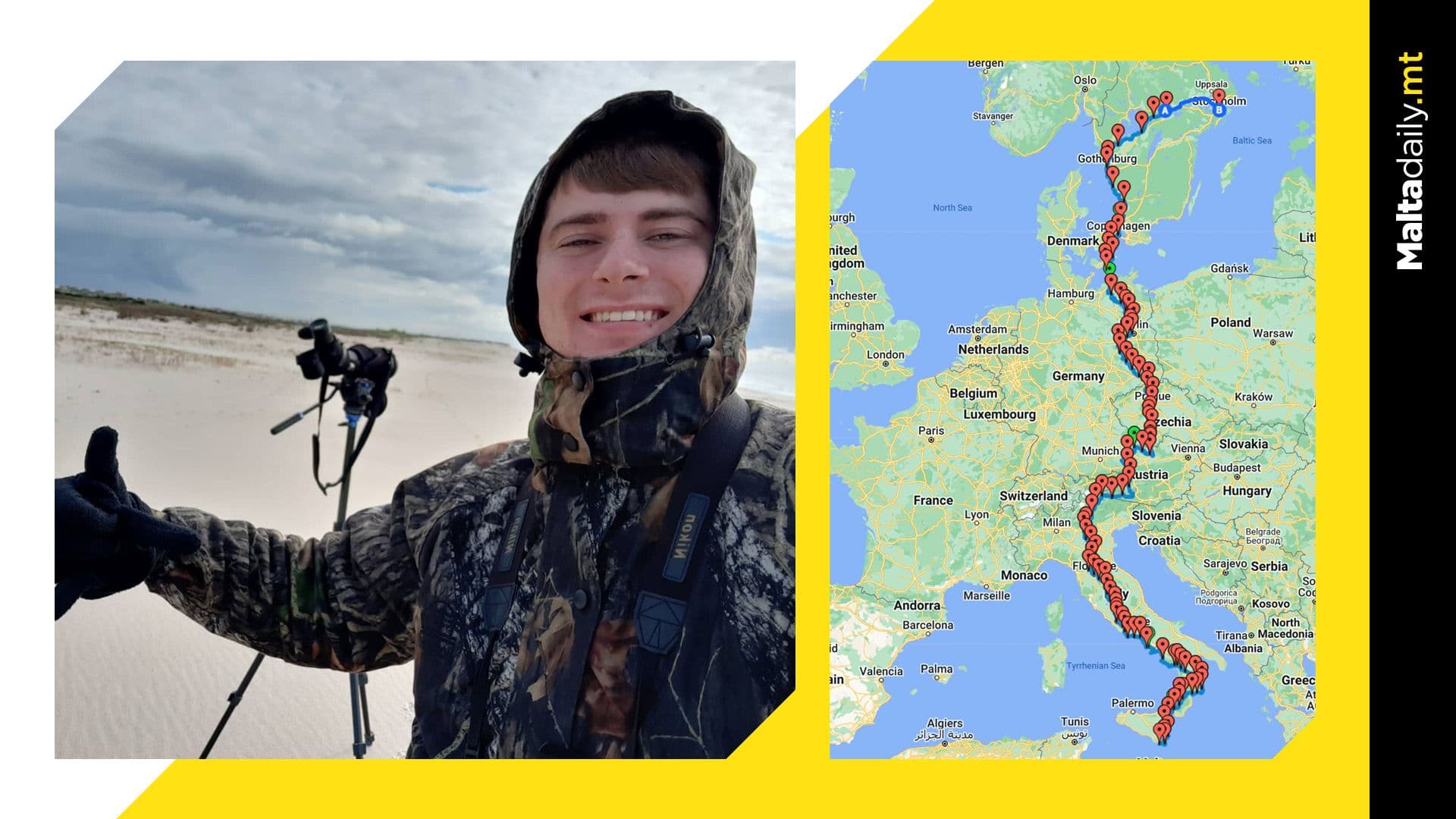 Activist & Councillor Steve Zammit Lupi To Embark on 5000km Cycle Across Europe