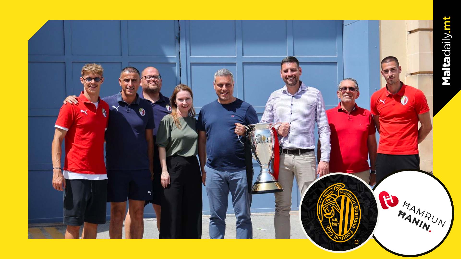 Ħamrun Spartans Visit Loyal Fans in Corradino Correctional Facility