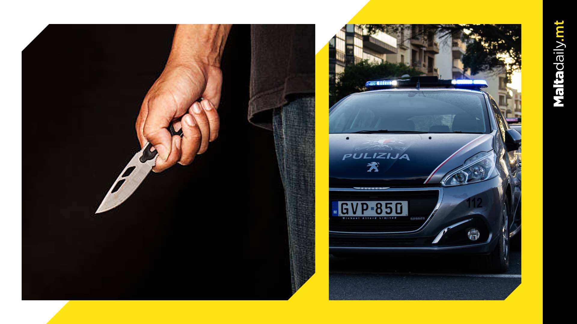 Man arrested whilst attempting shop robbery with knife