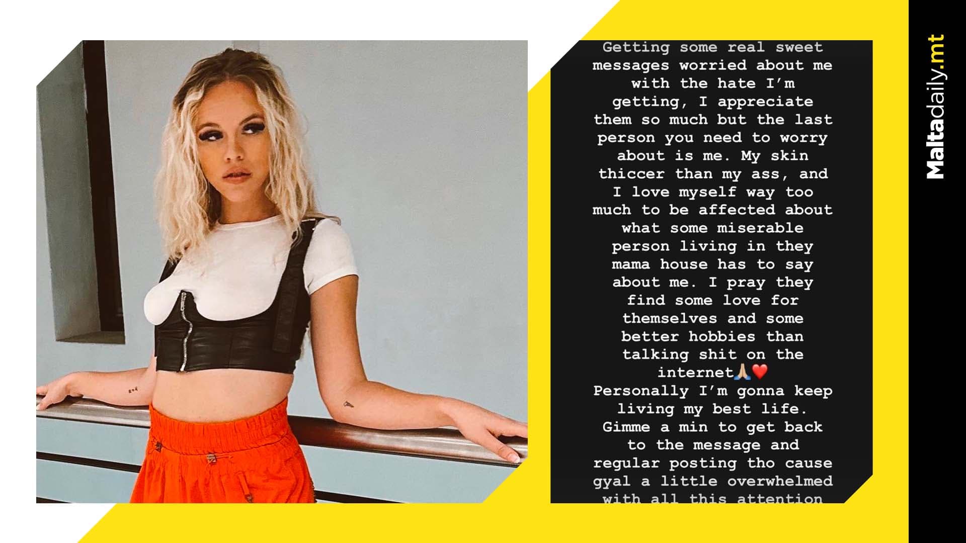 Rani addresses hateful messages in first out of villa story