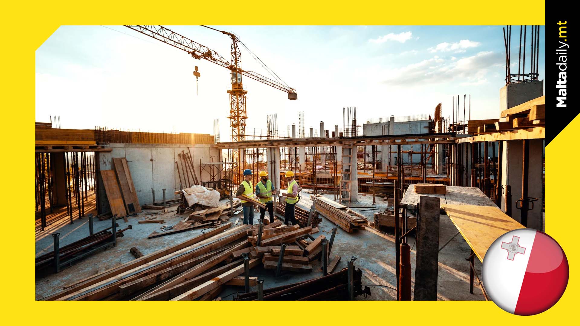 Malta with highest percentage increase in building permits in EU