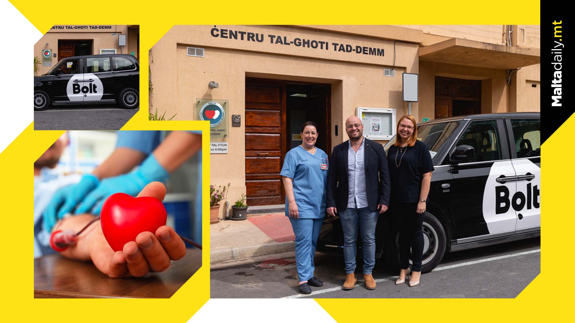 Free rides to and from Blood Donation Centre by Bolt