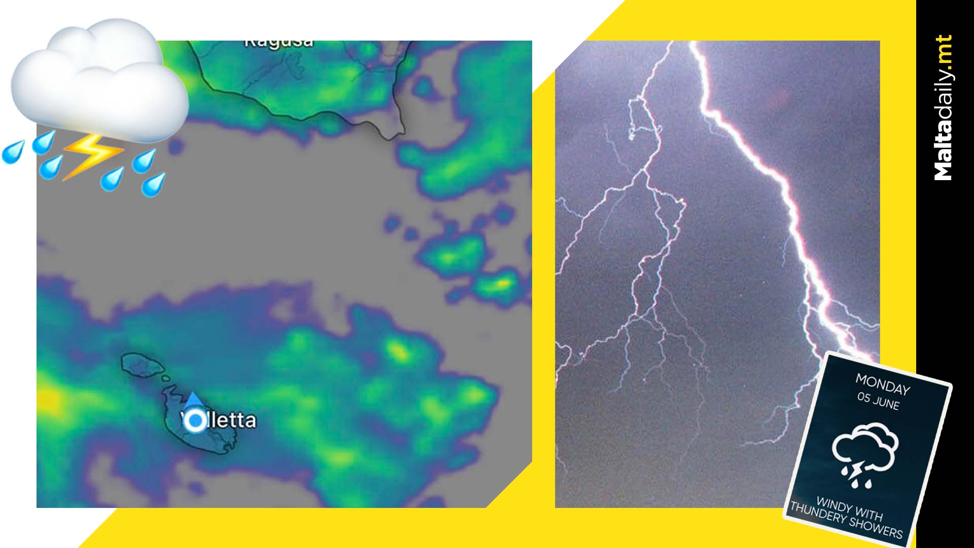 Two days of rain and storms forecasted