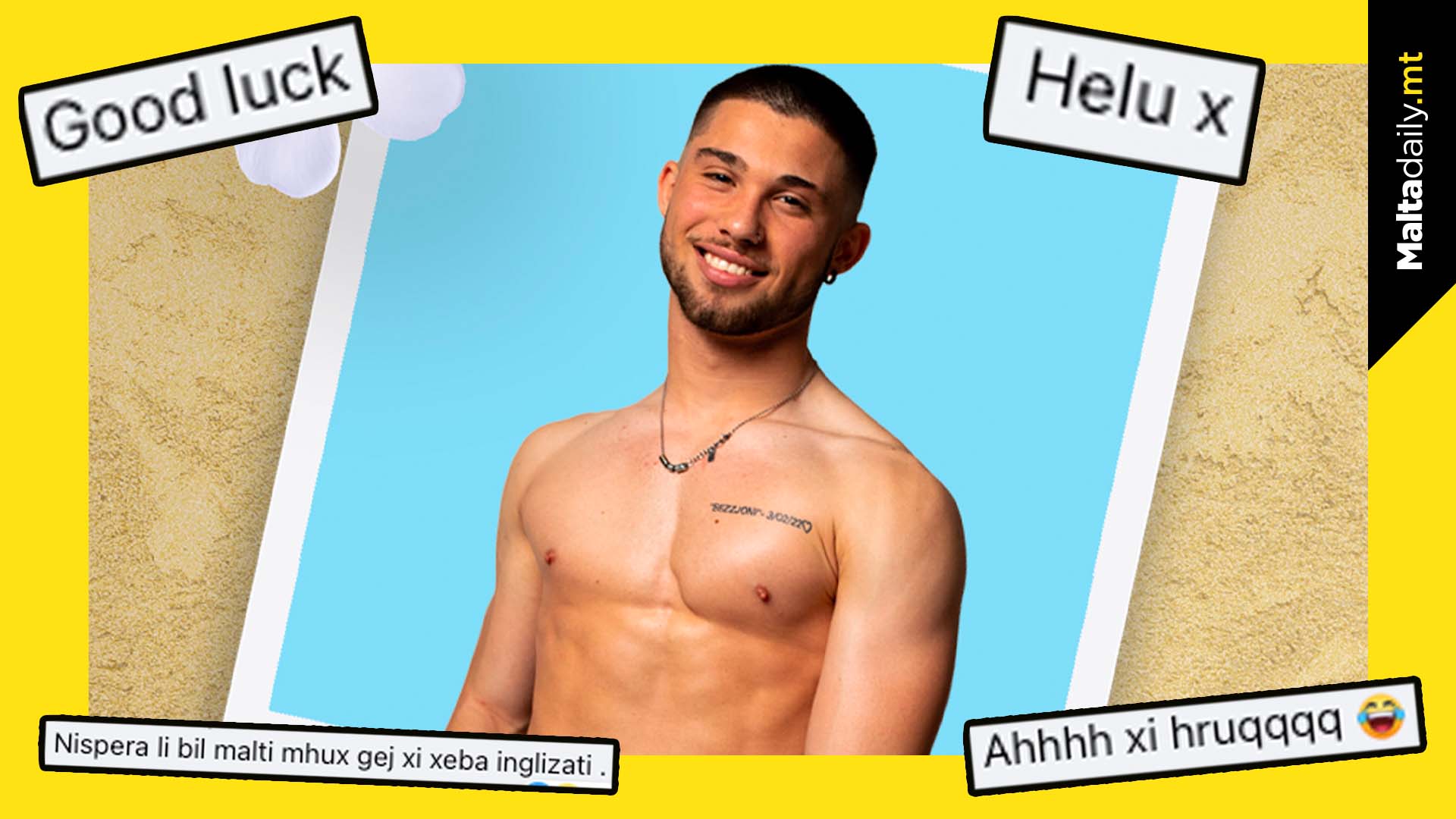 Malta reacts to Love Island Malta revealing their first contestant