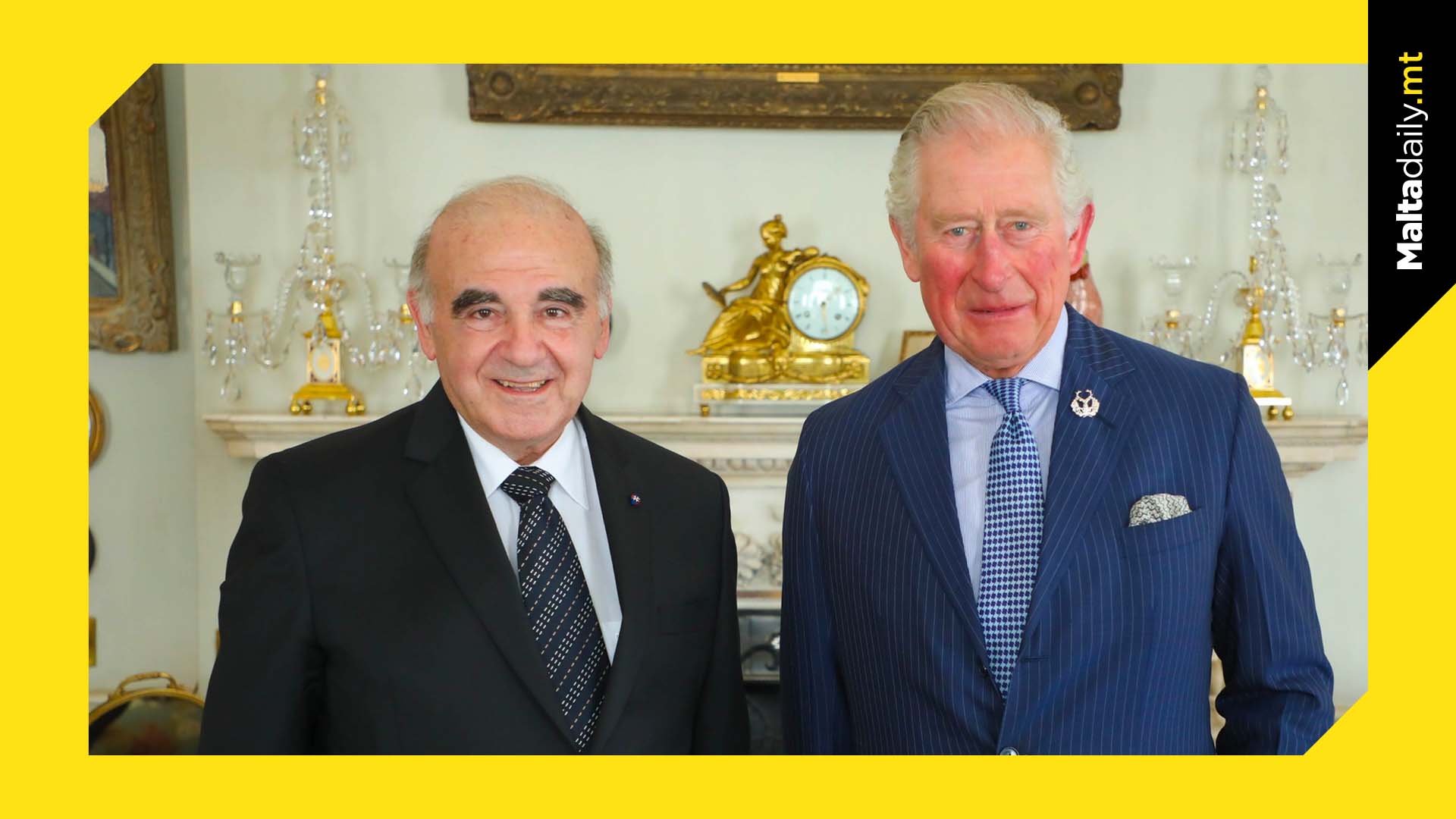 President Vella meets King Charles III ahead of coronation