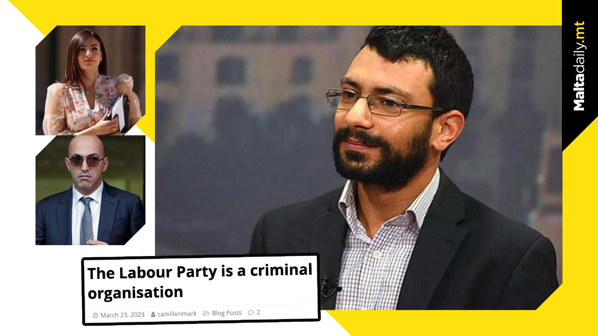 ‘Finally in a safe place’ and ‘can write freely’ tweets Mark Camilleri