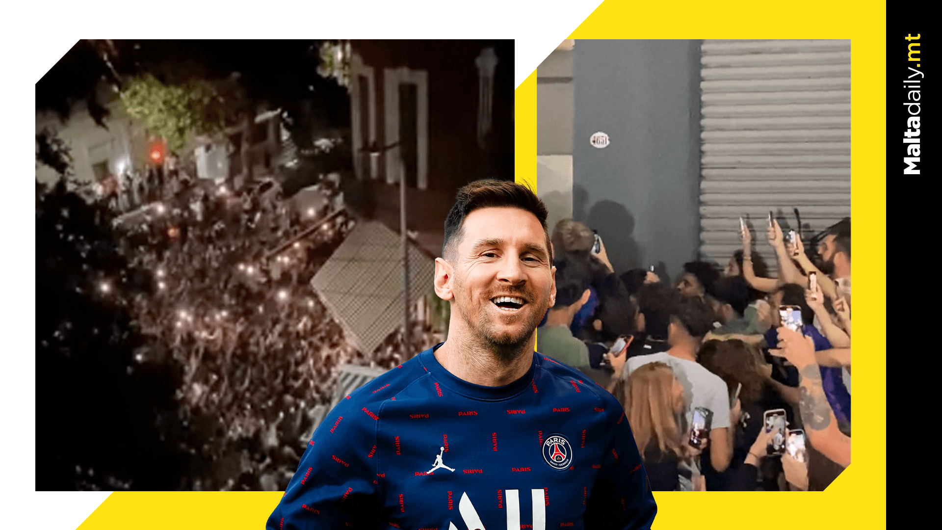 Fans found out Messi went out to eat at a restaurant in Argentina