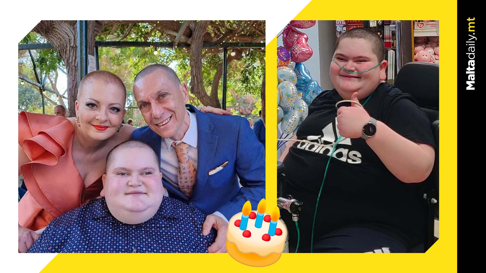 Jake Vella’s parents wish young athlete a special birthday