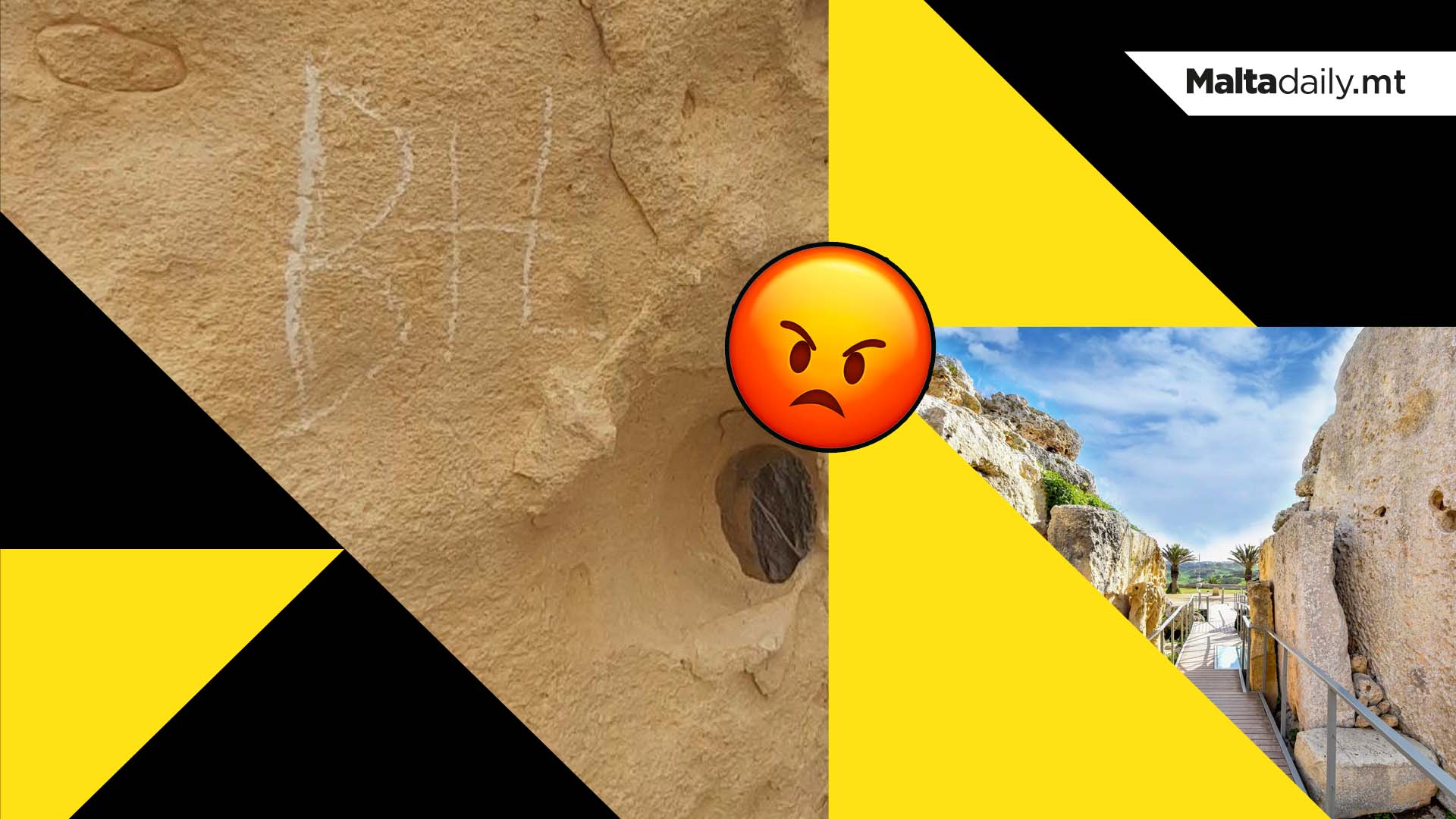 €15,000 fine for student caught etching letters on Ġgantija monument