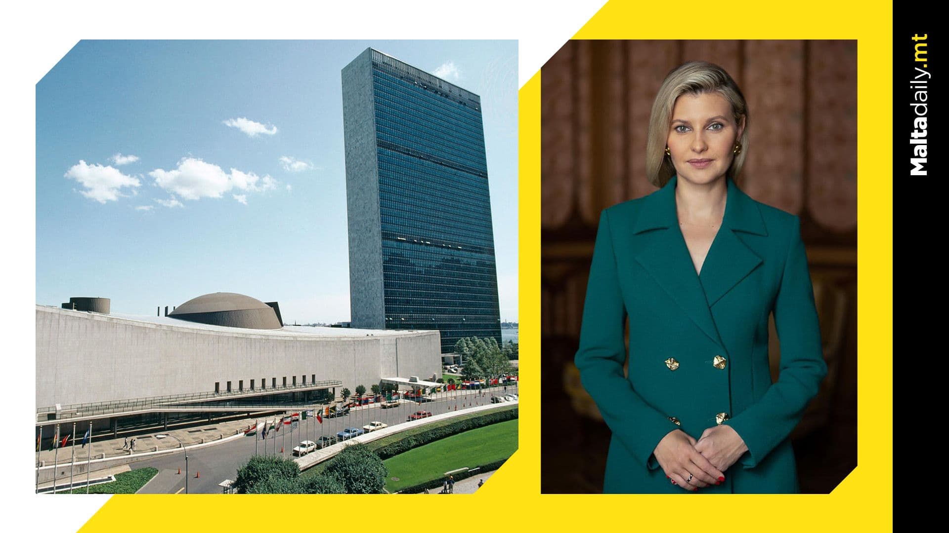 “Human rights are like air, they have no borders”, first lady of Ukraine addresses United Nations