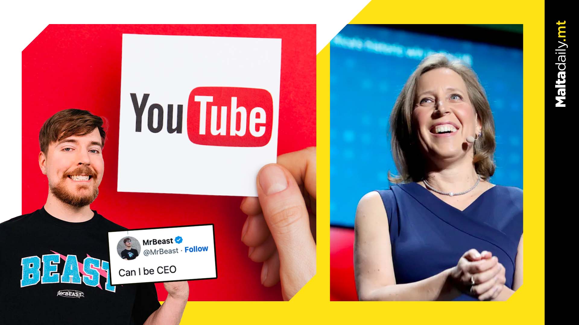 Mr Beast puts his name forward to become CEO of YouTube