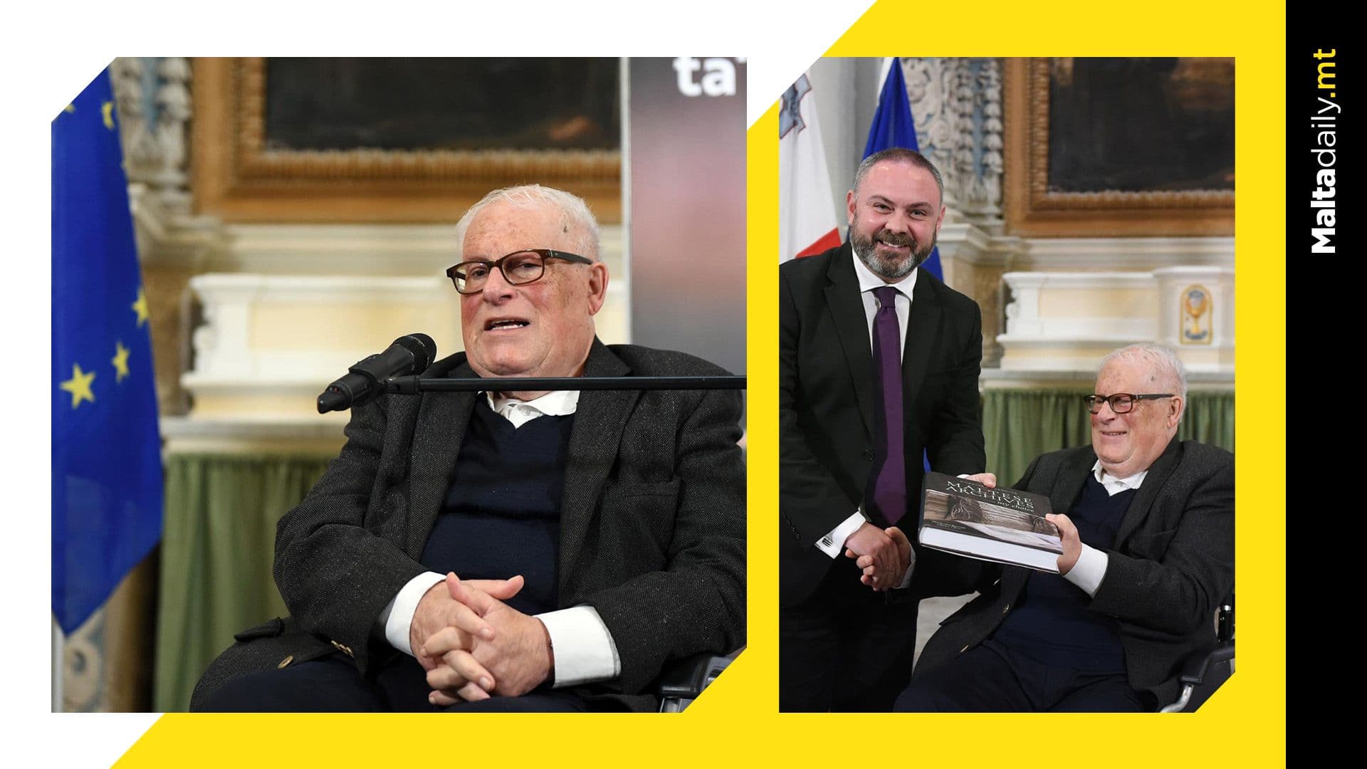 Historical documents & research related to Malta’s history donated to the national archives by Henry Frendo