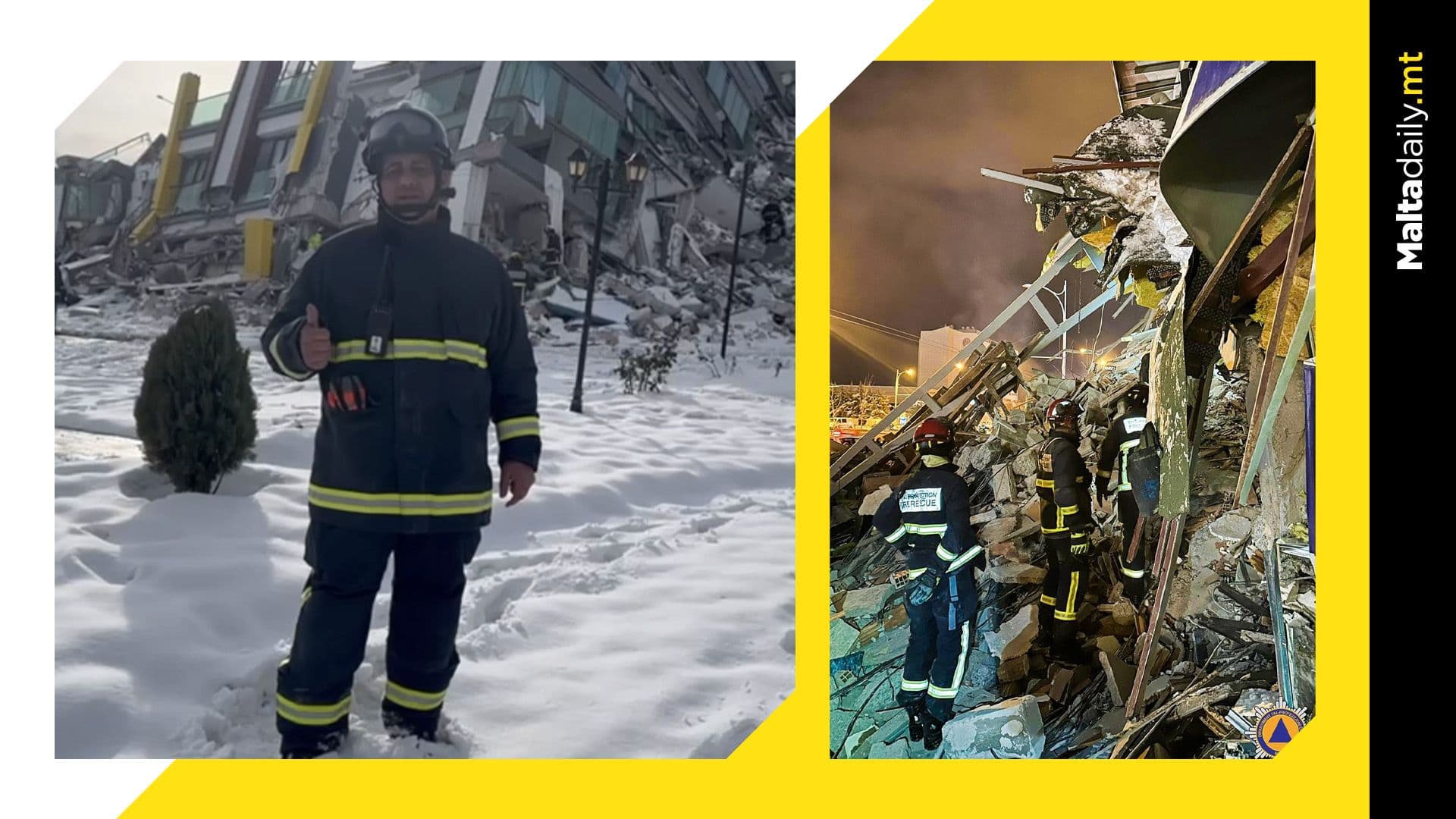 Malta’s CPD team in Turkey gives update as earthquake death tool surpasses 15,000