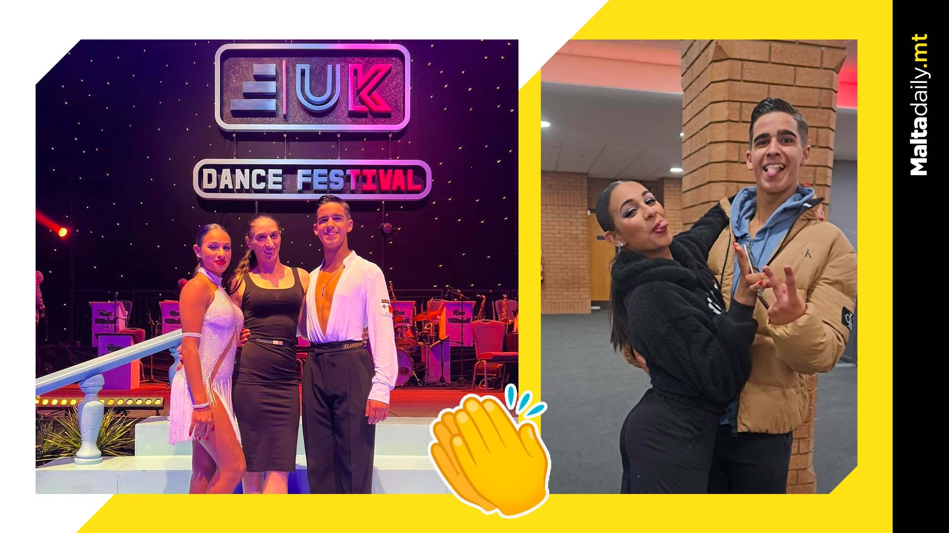 Maltese dancer duo make it to UK championship junior finals
