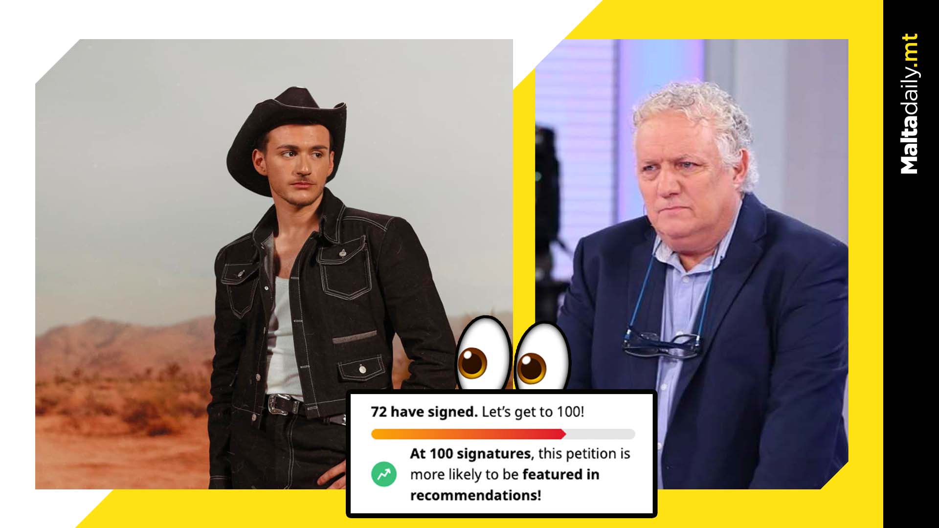 Petition launched to bring Aidan back to Eurovision 2023