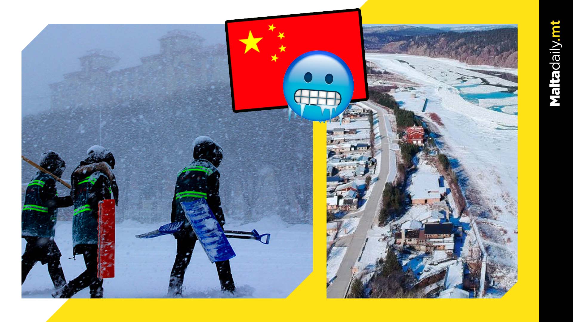 Think Malta is cold? China sets temperature record at -53°C