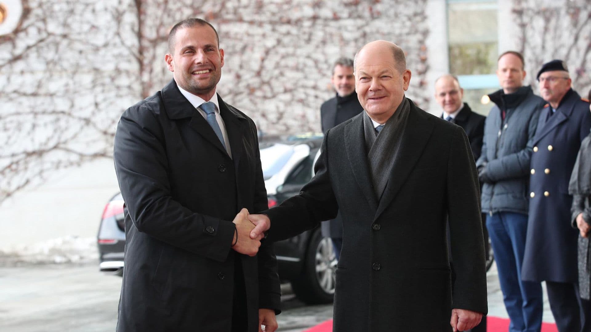 Robert Abela Meets German Chancellor Scholz in Berlin