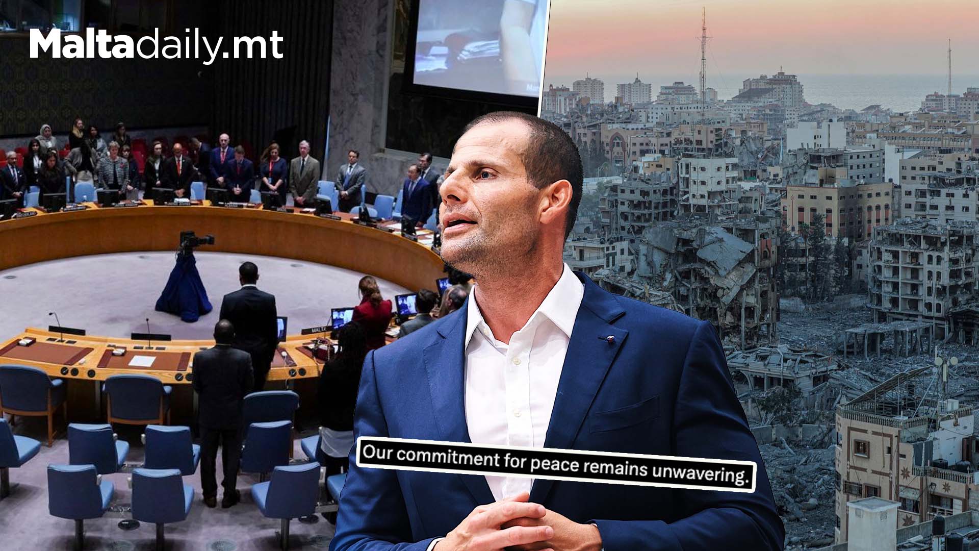 Malta-led Israel & Gaza Resolution Adopted By UN Security Council