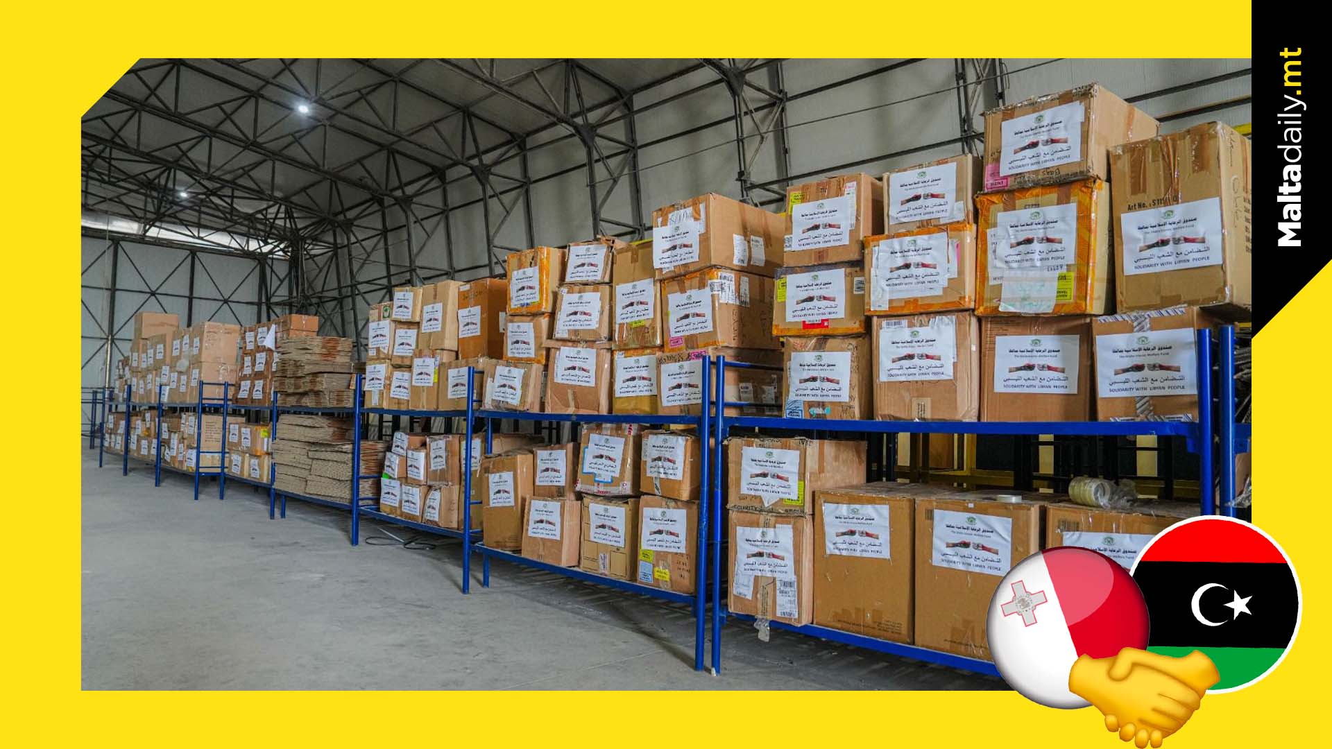 Malta Sends Further Humanitarian Aid To Libya