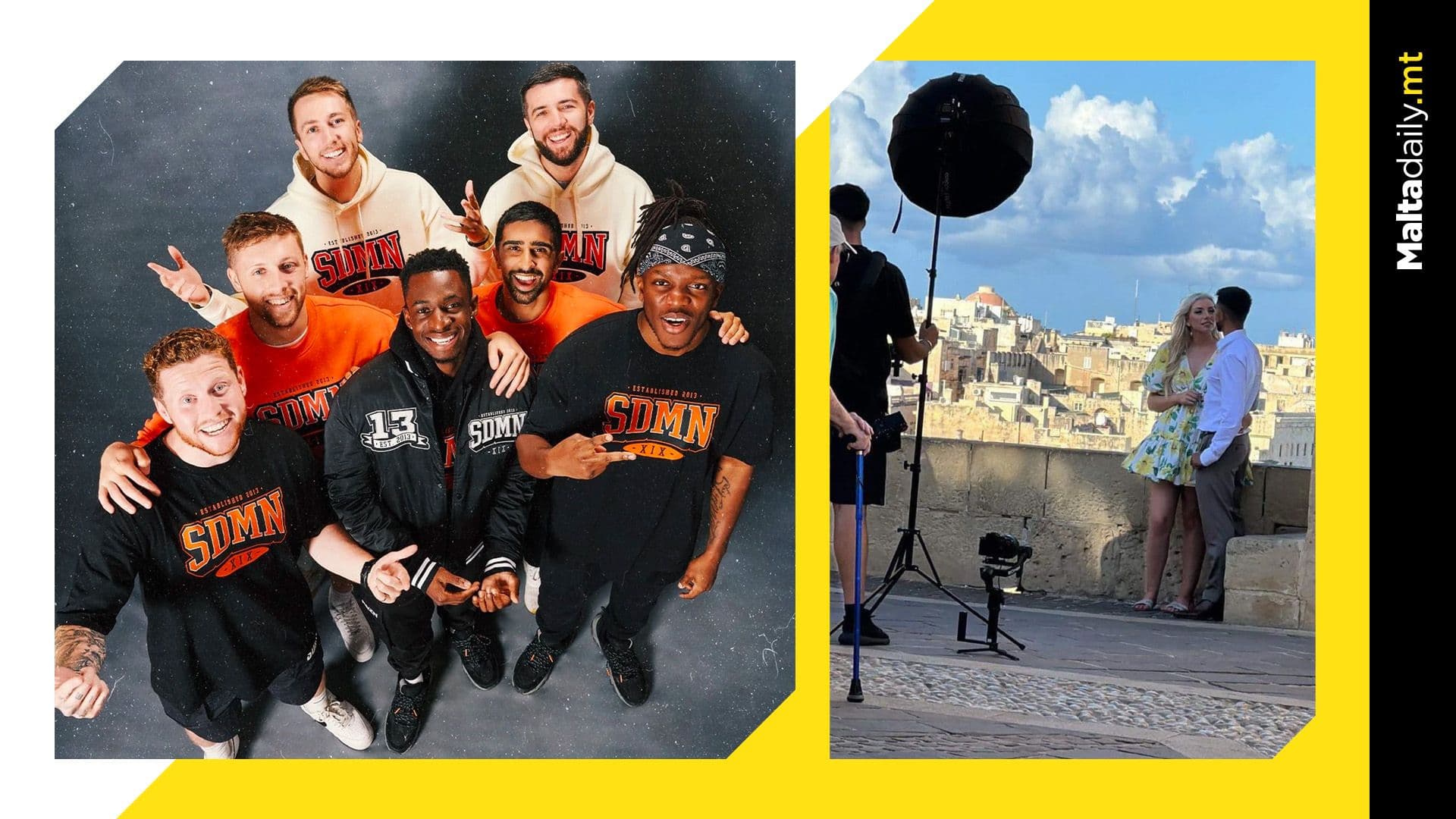YouTube SuperGroup The Sidemen are Currently in Malta