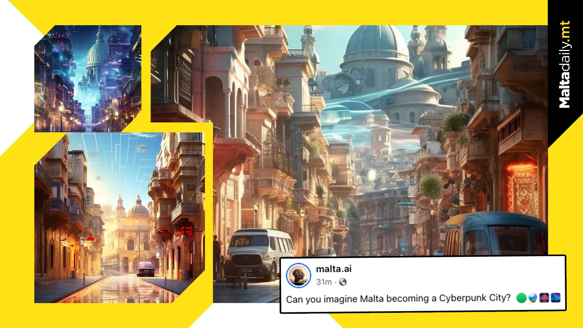 Malta.ai Returns With A Cyberpunk Malta Reimagining
