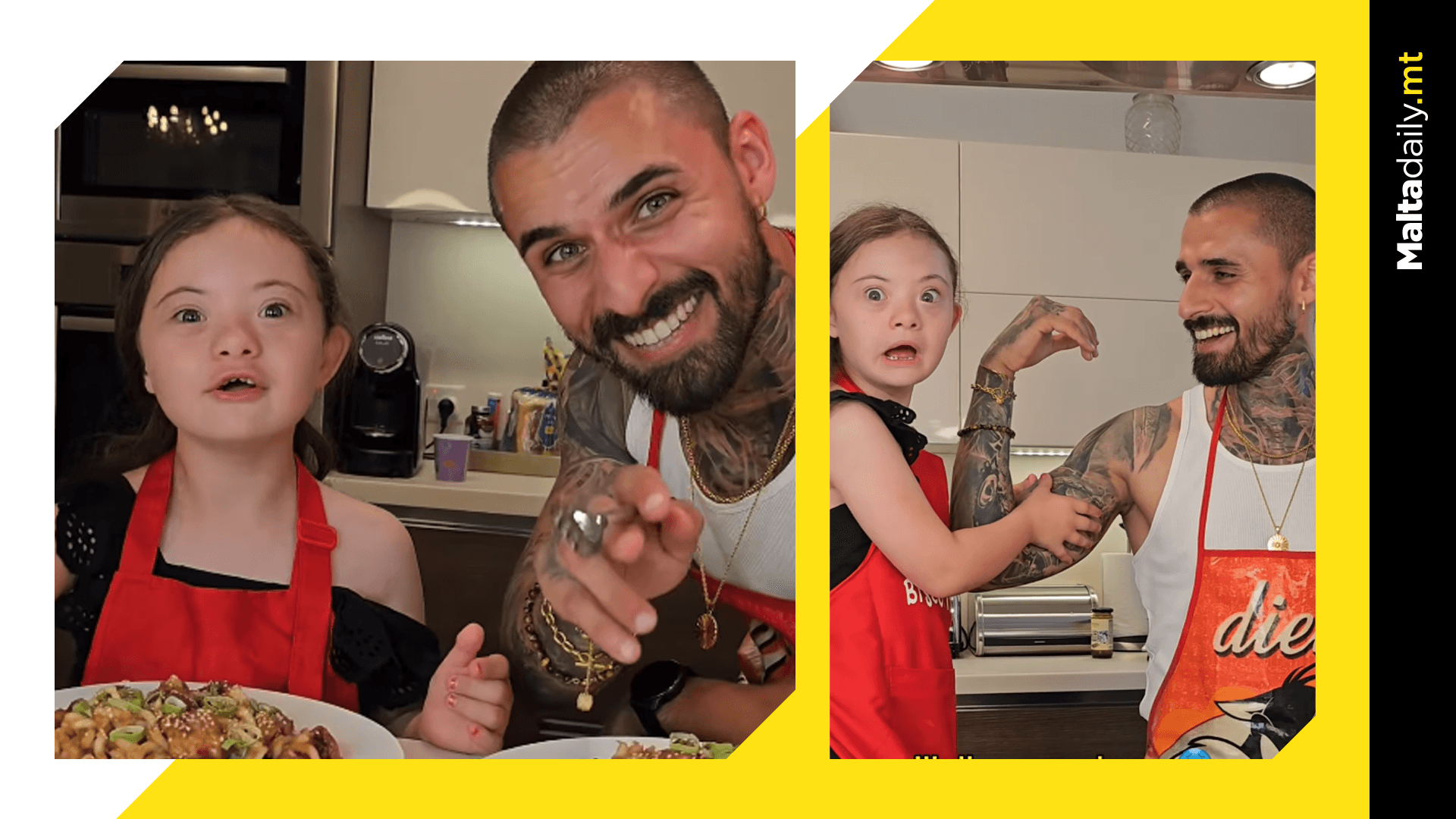 Luke Magro Cooks With Francesca Rausi In Wholesome Video