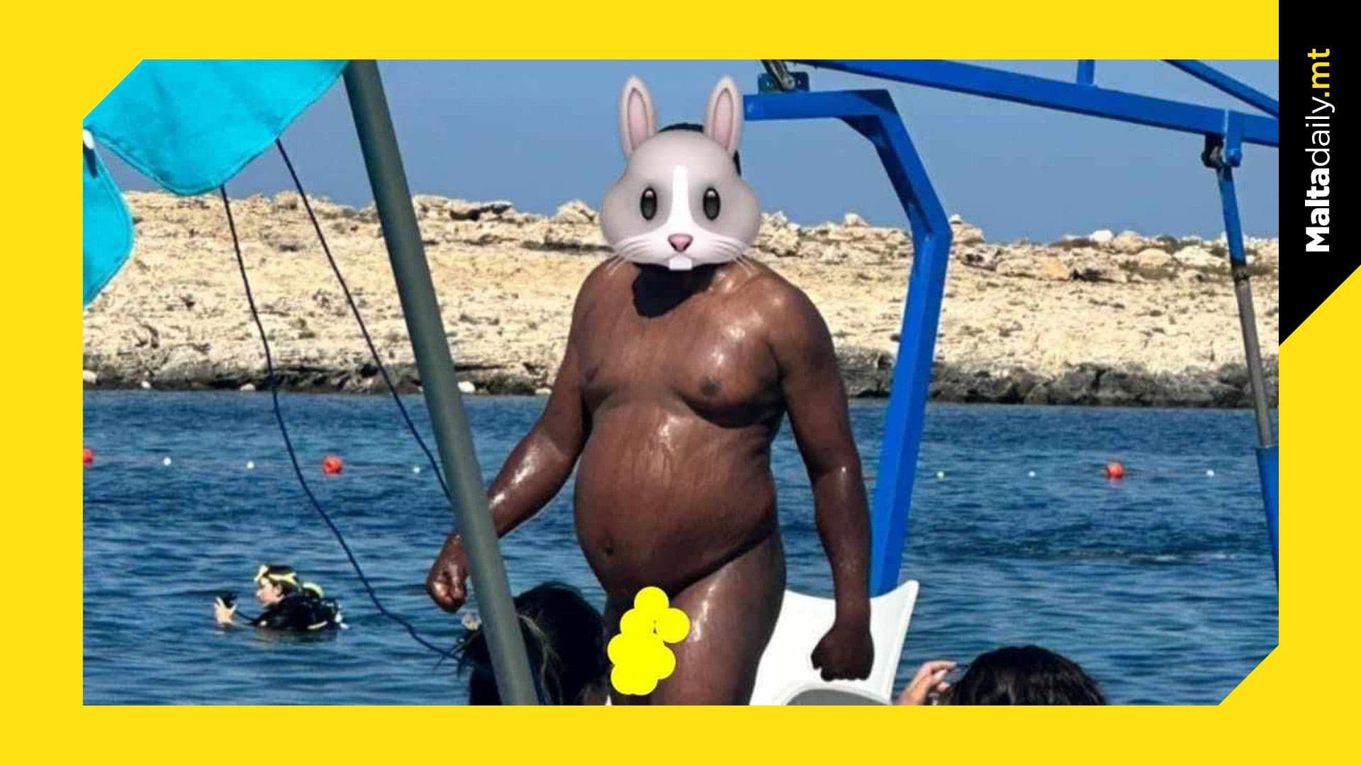 Nude Man Wandering in Qawra Beach Sparks Online Furor