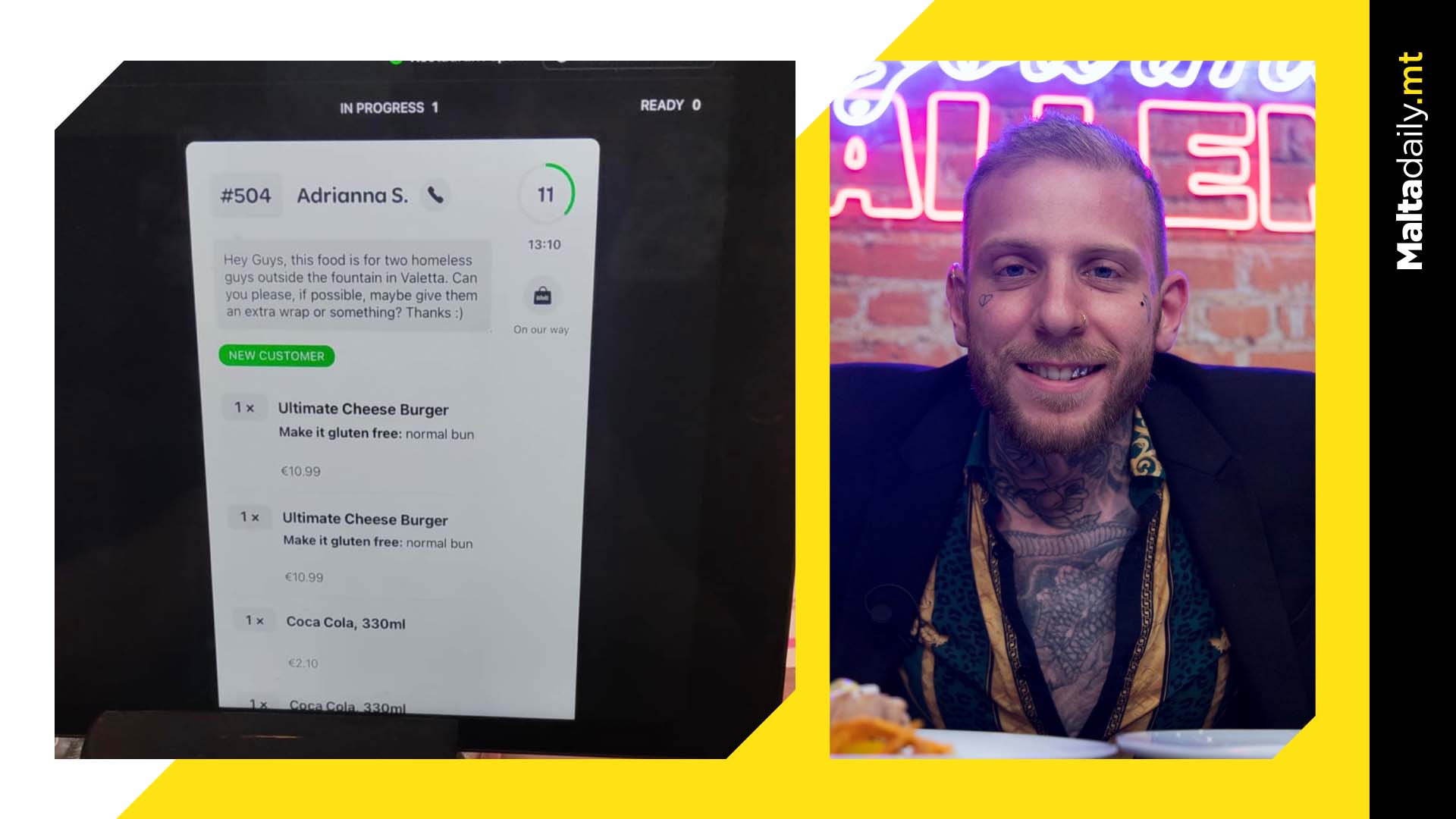 Anonymous Order For Two Homeless Persons In Valletta