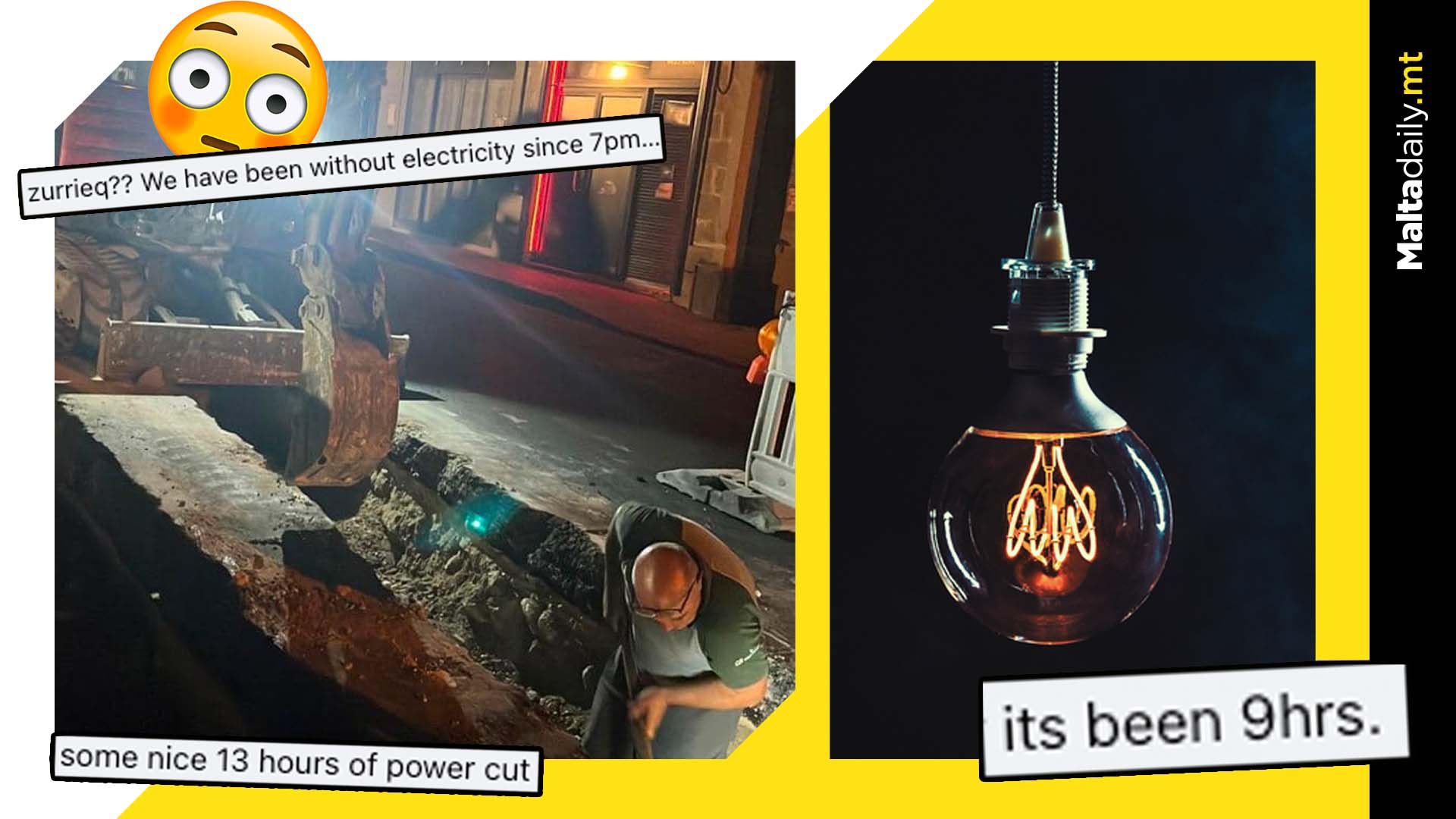 Maltese Localities Reporting Over 12 Hours Of Power Cuts
