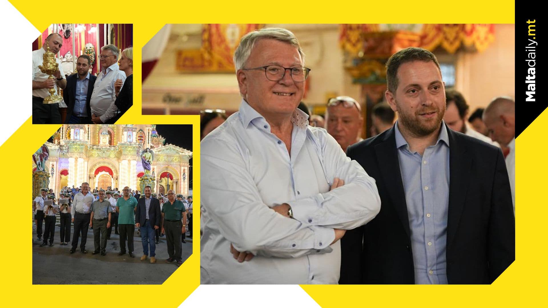 European Commissioner Visits Siġġiewi Feast with MEP Alex Agius Saliba