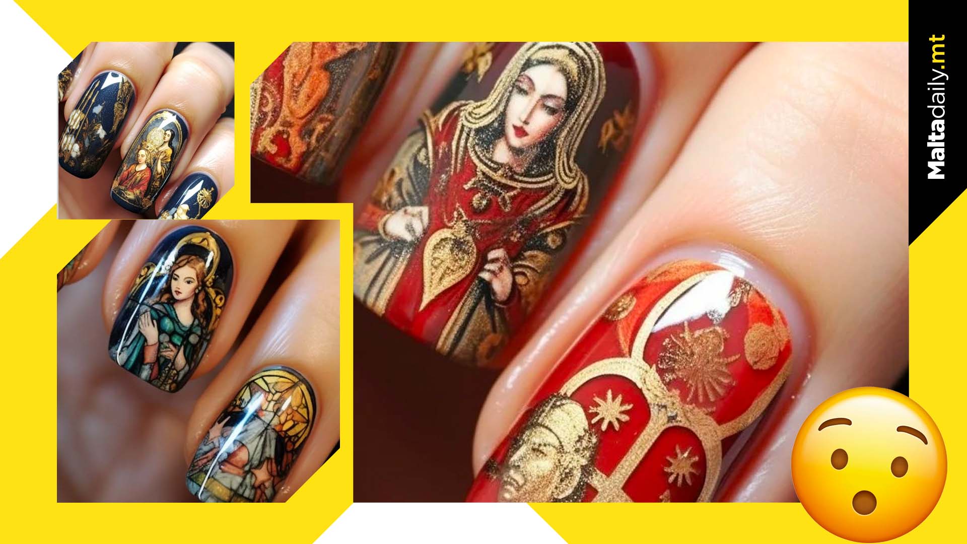 Village Feast Emblems Become Nail Designs