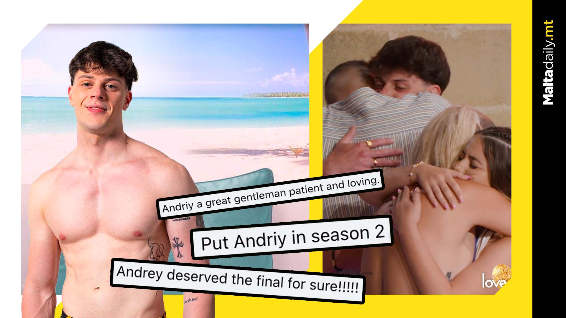 Andriy For Season 2? Malta Reacts To Elimination