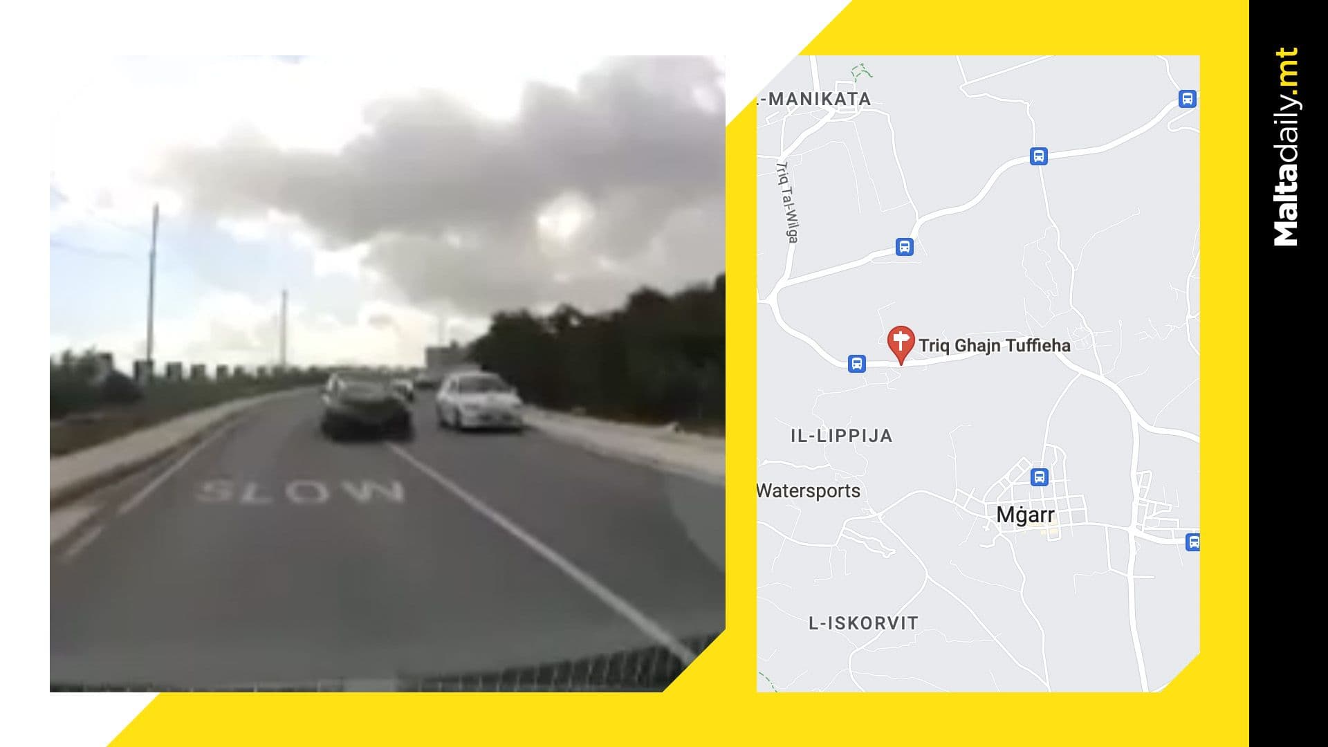 WATCH: Driver Escapes Disaster After Car Drives Into Wrong Lane Whilst Overtaking