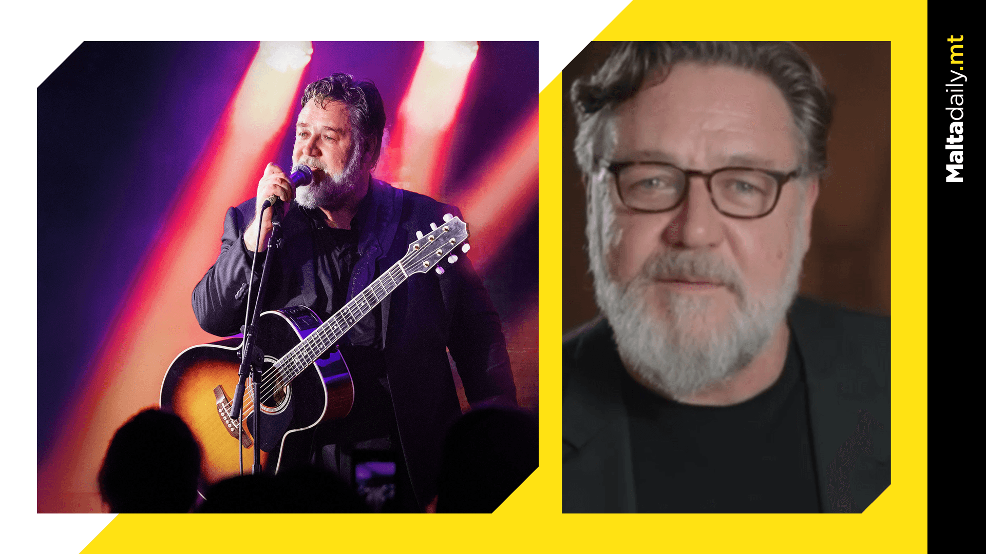 “Malta dejjem ġo qalbi”: Russell Crowe ahead of Valletta show
