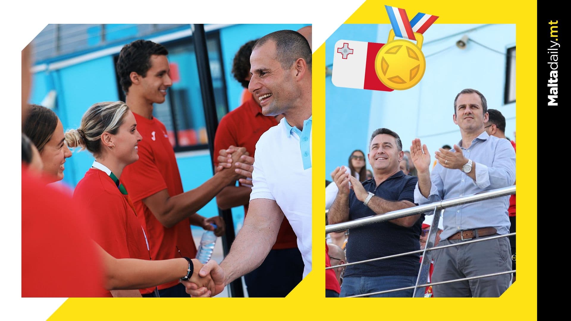 Malta unites behind record breaking athletes