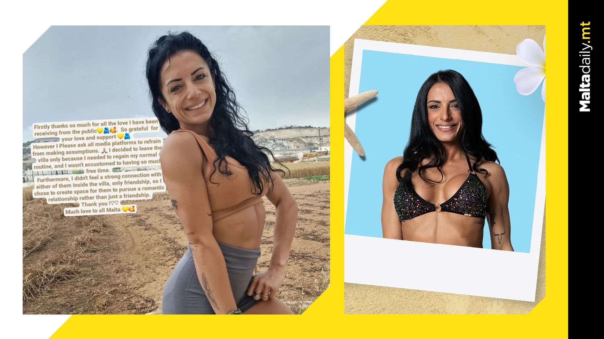 Sabrina clarifies why she walked out of the Love Island villa