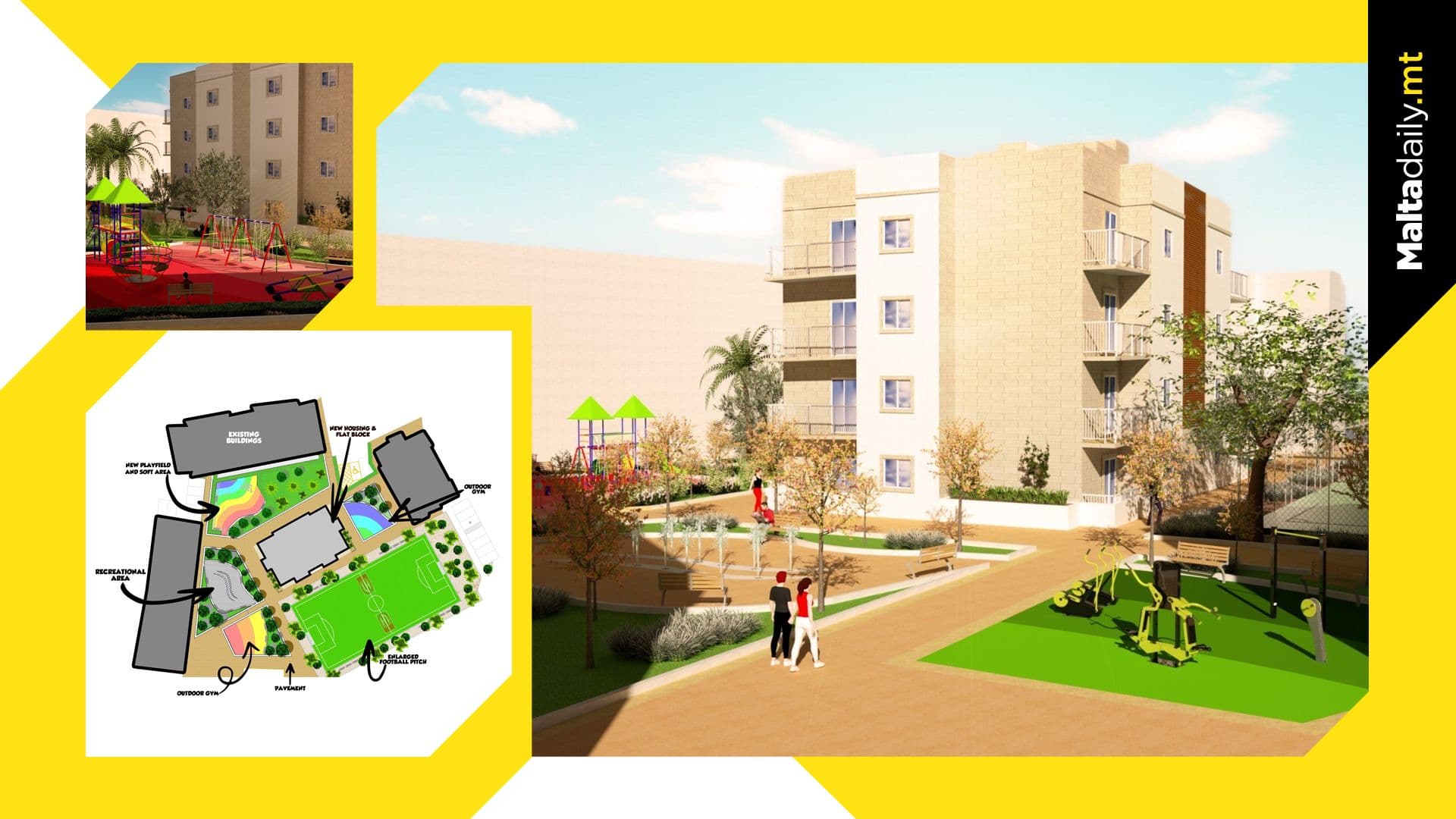 ‘Taċ-Ċawla Project’ aims to improve public spaces and provide additional social housing
