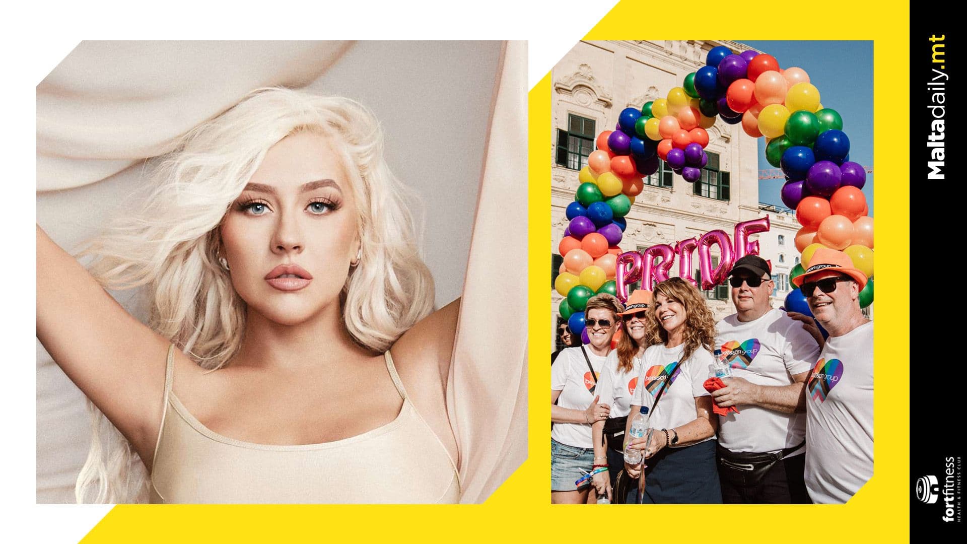 Christina Aguilera is coming to Malta for EuroPride Valletta 2023!