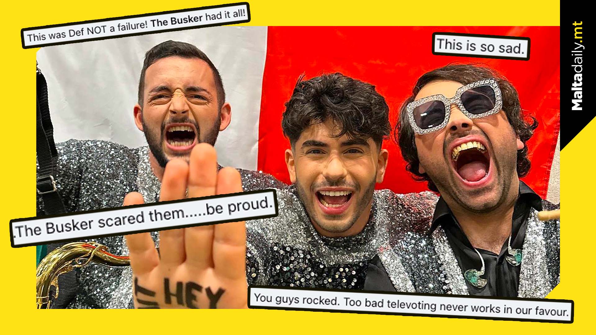 Here’s how Malta reacted to The Busker’s Eurovision elimination